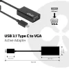 Adattatore attivo USB 3.1 Type-C a VGA CLUB3D CAC-1502