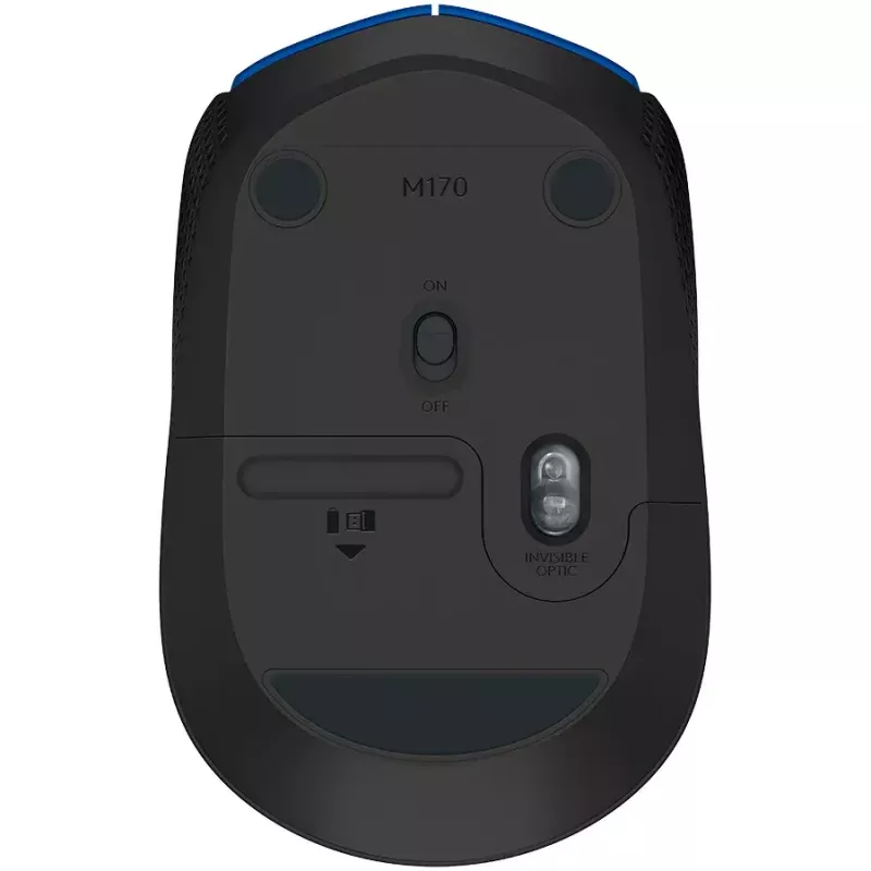 Logitech M171 mouse RF wireless ottico 1000 DPI, blu