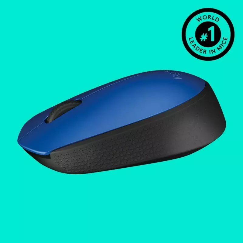 Logitech M171 mouse RF wireless ottico 1000 DPI, blu