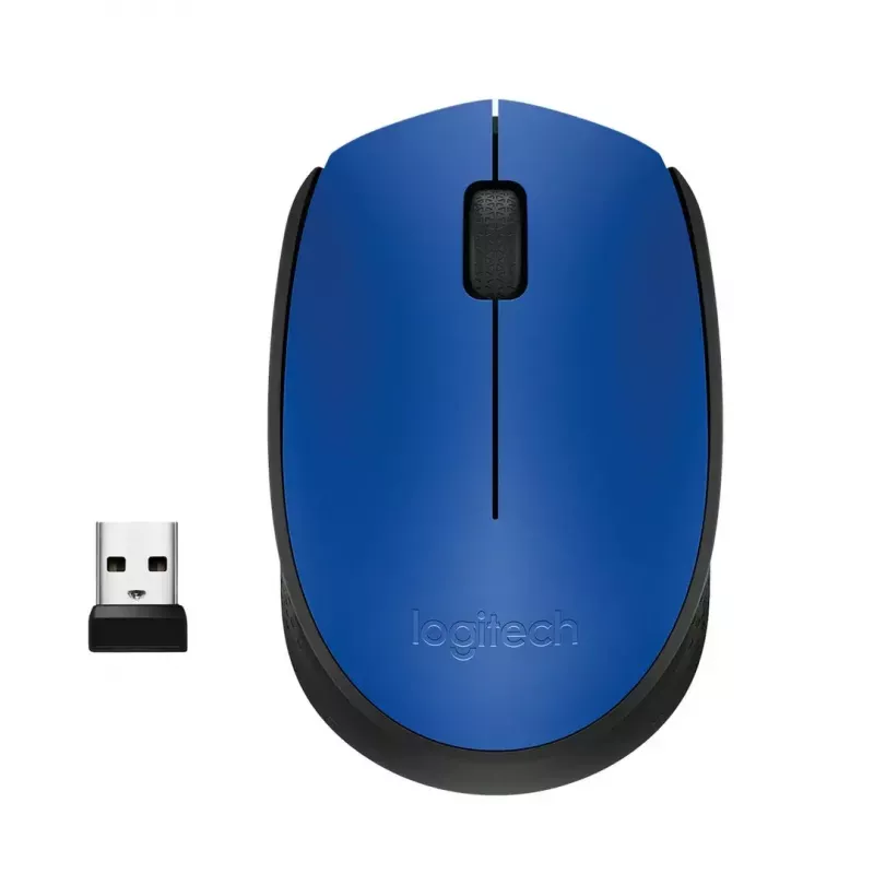Logitech M171 mouse RF wireless ottico 1000 DPI, blu
