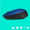 Logitech M171 mouse RF wireless ottico 1000 DPI, blu