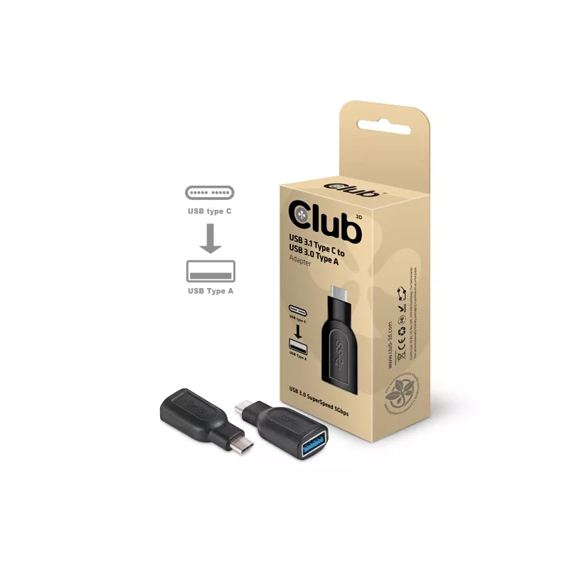 Adattatore USB 3.1 Type-C a USB 3.0 CLUB3D CAA-1521