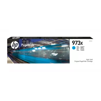 HP 973X cartuccia originale PageWide ad alta capacità, ciano, 1 pz., 7000 pagine