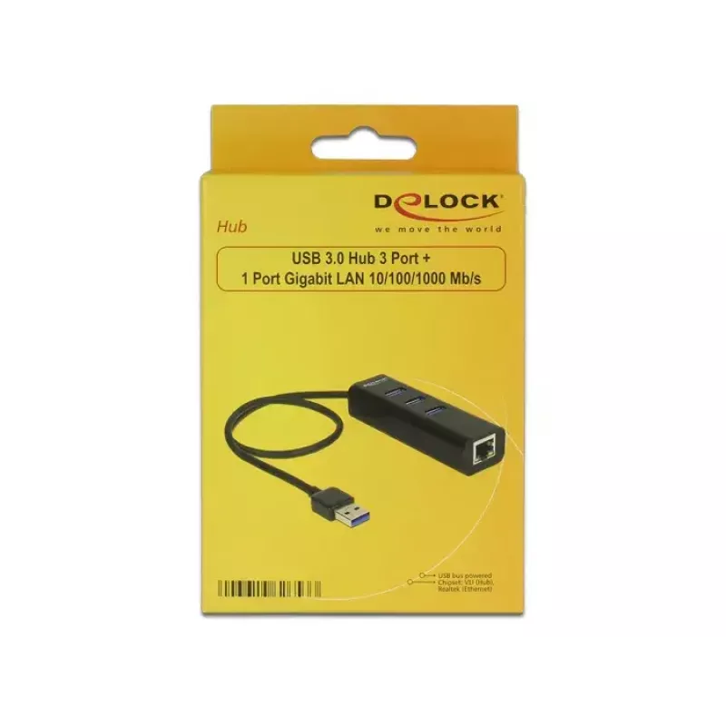 Docking station DeLOCK 62653 nero