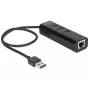 Docking station DeLOCK 62653 nero