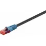 Cavo di rete GOOBAY Cat6 U/UTP nero 60 m con contatti RJ-45 placcati oro