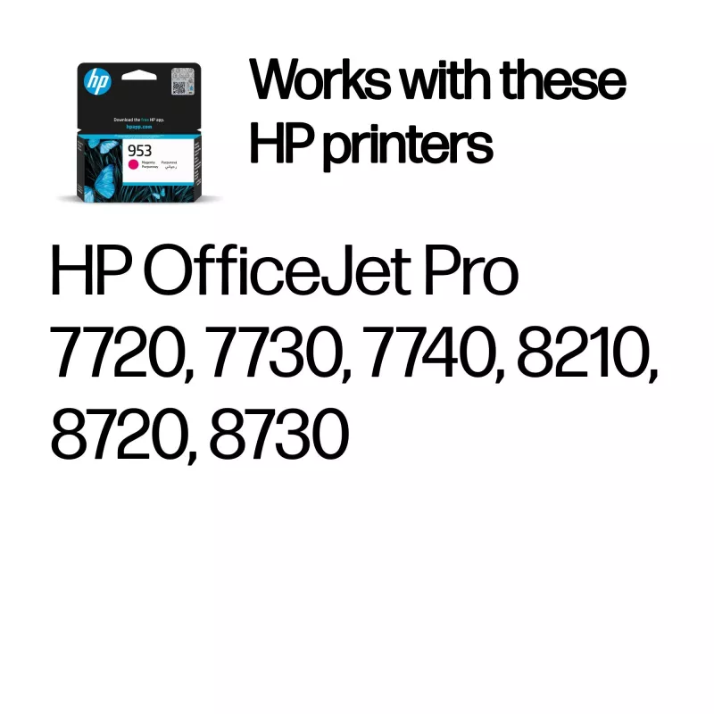 Cartuccia HP inchiostro 953 F6U13AE magenta