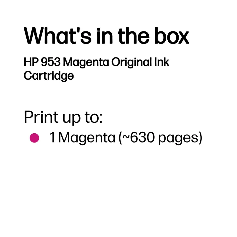 Cartuccia HP inchiostro 953 F6U13AE magenta