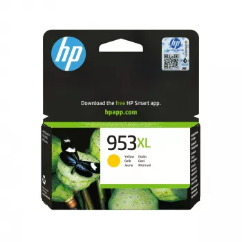 HP 953XL cartuccia inchiostro originale ad alta capacità, giallo, 1 pz., 1450 pagine