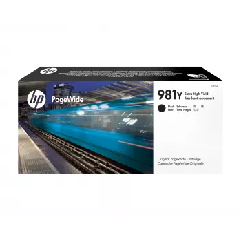 HP 981Y Extra High Yield nero cartuccia originale PageWide, nero, 1 pz., 20000 pagine