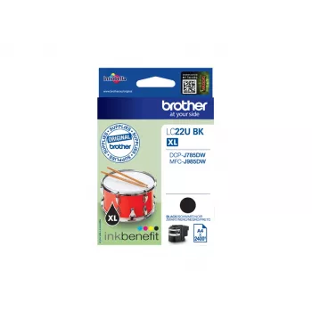 Brother LC22UBK cartuccia inchiostro 1 pz. originale alta (XL) capacità nero