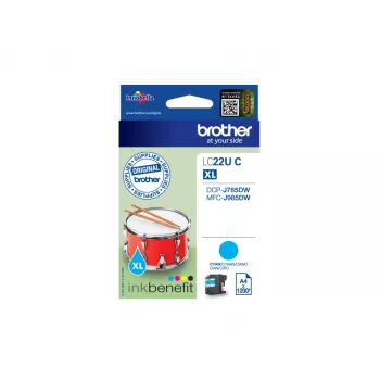 Brother LC22UC cartuccia inchiostro 1 pz. originale alta (XL) capacità ciano
