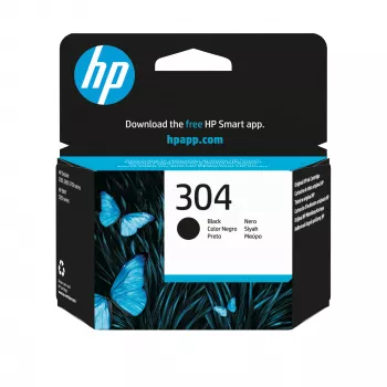 HP 304 cartuccia inchiostro originale nero, nero, 1 pz., 120 pagine