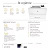 HP LaserJet Pro M501dn, Laser, 600 x 600 DPI, A4, 43 ppm, Stampa fronte/retro, Pronto per la rete