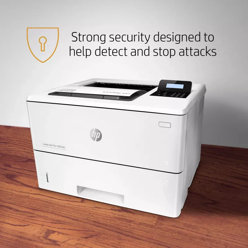 HP LaserJet Pro M501dn, Laser, 600 x 600 DPI, A4, 43 ppm, Stampa fronte/retro, Pronto per la rete