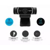 Logitech C922 1920 x 1080 pixel USB Nero Webcam