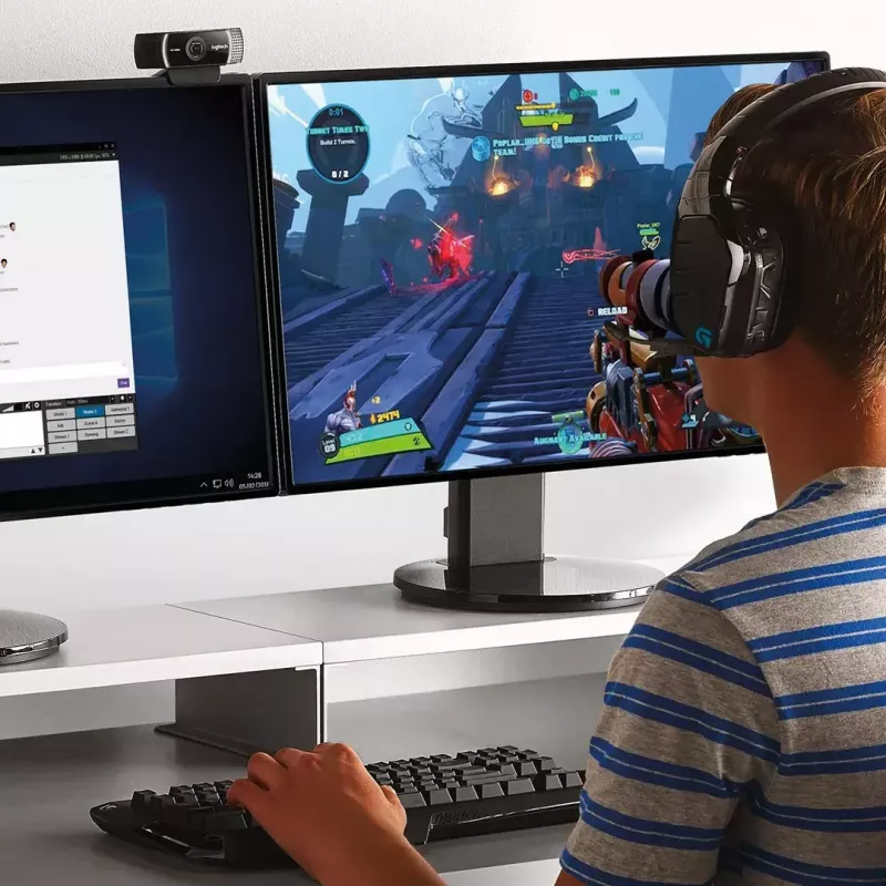 Logitech C922 1920 x 1080 pixel USB Nero Webcam