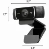 Logitech C922 1920 x 1080 pixel USB Nero Webcam