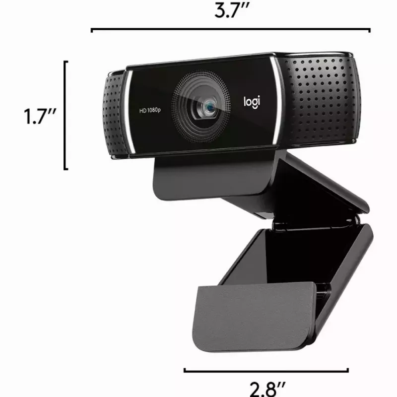 Logitech C922 1920 x 1080 pixel USB Nero Webcam