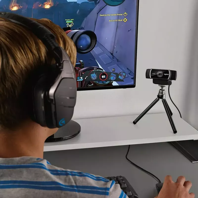 Logitech C922 1920 x 1080 pixel USB Nero Webcam