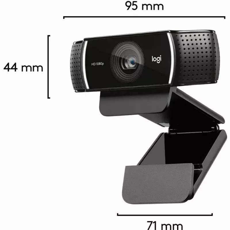 Logitech C922 1920 x 1080 pixel USB Nero Webcam