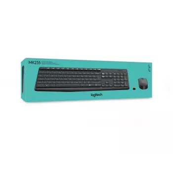 Set tastiera e mouse wireless Logitech MK235