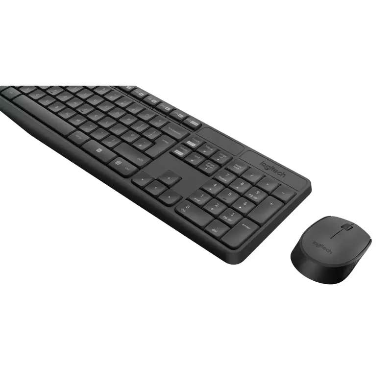 Set tastiera e mouse wireless Logitech MK235