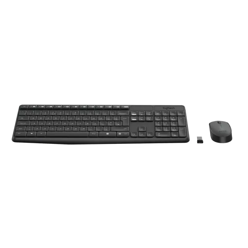 Set tastiera e mouse wireless Logitech MK235