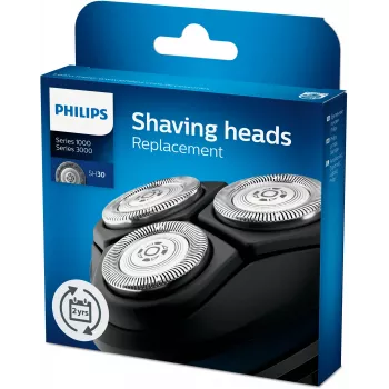 Testine di ricambio Philips SHAVER Series 3000 SH30/50 — 3 testine in acciaio inox