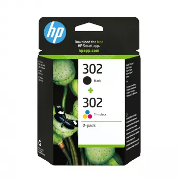 HP 302 Confezione da 2 Nero/Tricolor Cartucce d'inchiostro Original