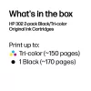 HP 302 Confezione da 2 Nero/Tricolor Cartucce d'inchiostro Original