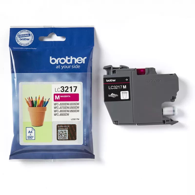 Brother LC3217M cartuccia d'inchiostro 1 pz. Original magenta