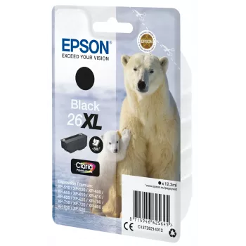 Epson 26XL cartuccia per stampante nero 500 pagine inchiostro C13T26214012