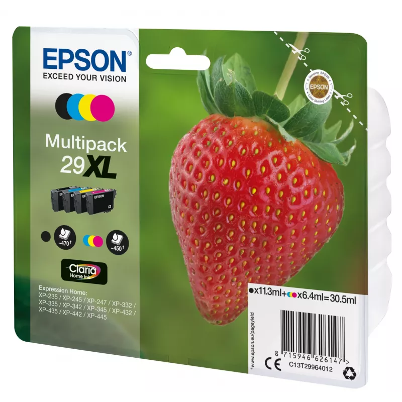 Epson cartuccia d'inchiostro C13T29964012 29XL XL nero ciano magenta giallo