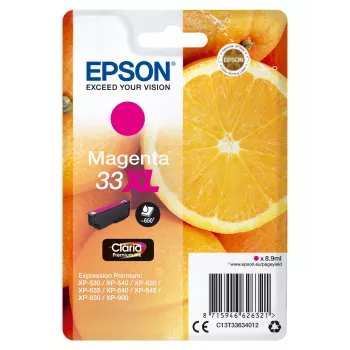 Cartuccia Epson 33XL magenta 650 pagine C13T33634012