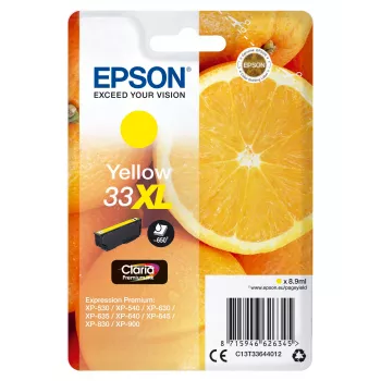 Epson Oranges confezione singola giallo 33XL Claria Premium Ink