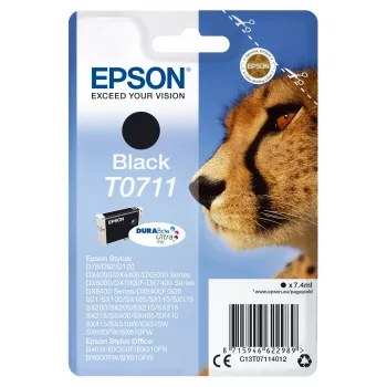 Epson Cheetah confezione singola nero T0711 DURABrite Ultra inchiostro