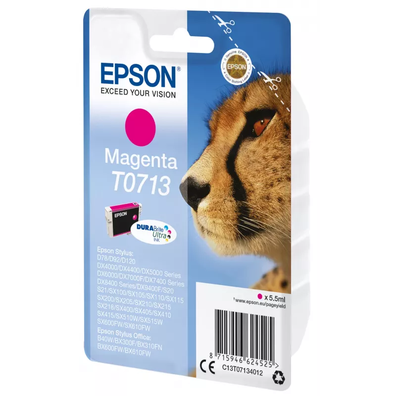Epson confezione singola magenta T0713 DURABrite Ultra inchiostro