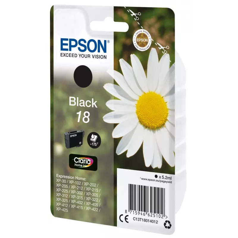 Epson Daisy confezione singola nero 18 Claria Home inchiostro