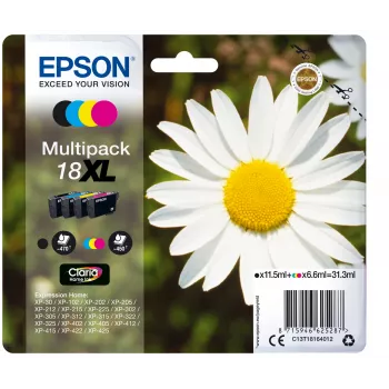 Epson Daisy multipack 4 colori 18XL Claria Home inchiostro