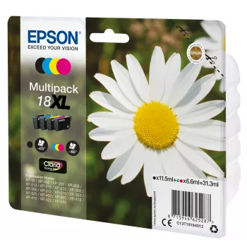 Epson Daisy multipack 4 colori 18XL Claria Home inchiostro