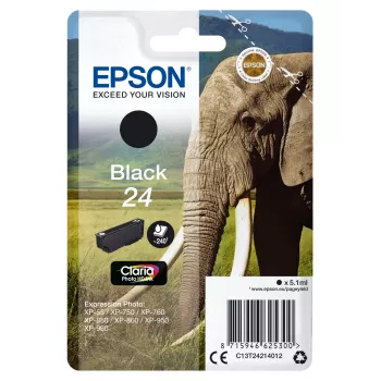 Cartuccia Epson 24 240 pagine inchiostro C13T24214012 nero