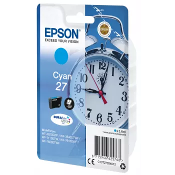 Epson Alarm clock confezione singola ciano 27 DURABrite Ultra inchiostro