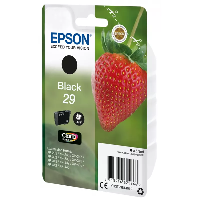 Epson Strawberry confezione singola nero 29 Claria Home inchiostro