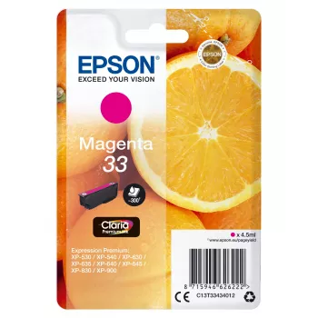Epson Oranges confezione singola magenta 33 Claria Premium inchiostro