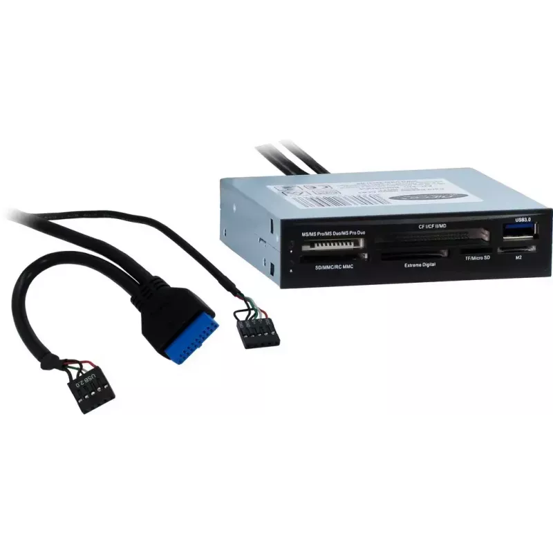Lettore di schede Inter-Tech CI-01 USB 3.2 Gen 1 interno nero