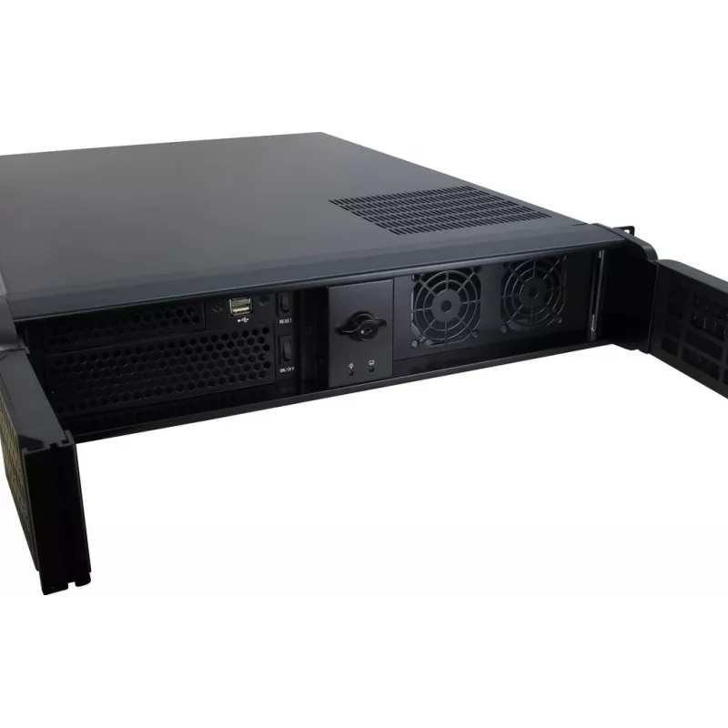 Case server Inter-Tech IPC 2U-2098-SL rack nero