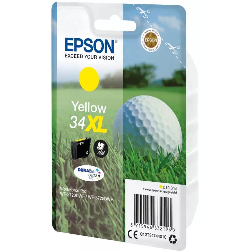 Cartuccia Epson 34XL giallo 950 pagine C13T34744010