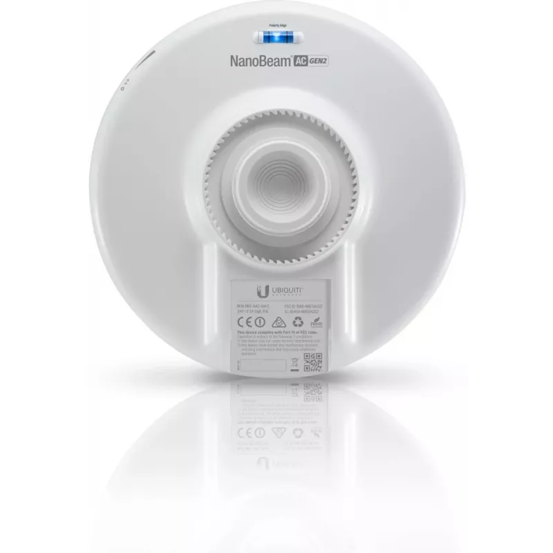 UBIQUITI NETWORKS access point Nano Beam Ac Gen2 Nbe-5ac-gen2 Airmax Atheros MIPS 74kc bianco