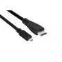 Club 3D CAC-1351 cavo da Micro HDMI a HDMI 2.0, 4K60Hz, maschio/maschio, 1 m, nero